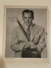 Woody Herman autographed photo