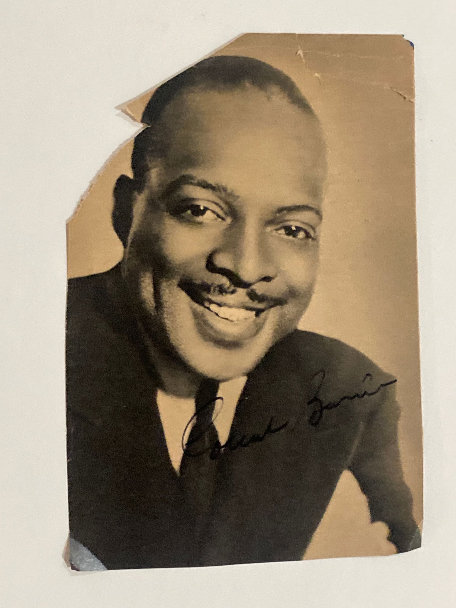 Count Basie autographed photo (1 of 1)