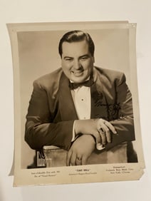 Tiny Hill autographed jazz photo