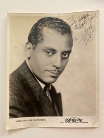 Noble SIssle autographed photo