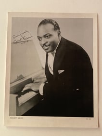 Count Basie Autographed Jazz Photo