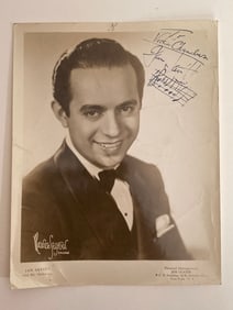 Jan Savitt autographed jazz photo