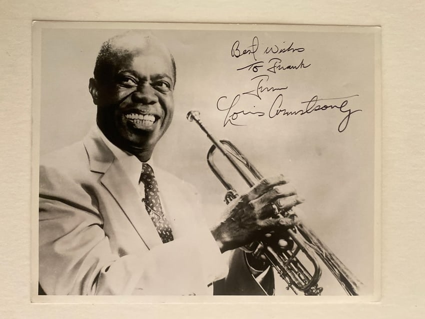 Louis Armstrong autographed photo (1 of 1)