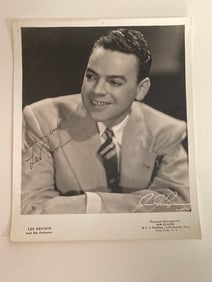 Les Brown Autographed Jazz Photo