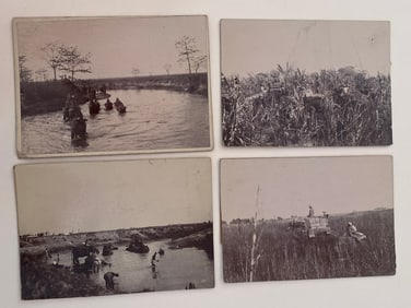 Antique's Brown Brothers Elephant Cambodia Tiger Hunting Photographs (4)