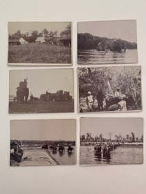 Antique's Brown Brothers Elephant Cambodia Tiger Hunting Photograph (6)