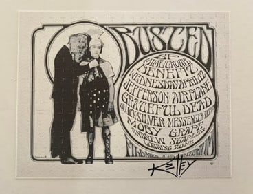 Alton Kelly Signed Blotter Art