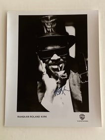 Roland Kirk  Autographed Photo