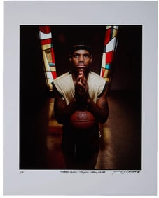 Lebron James original Michael Le Brecht 2002 SI photo