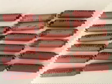 Wheat Penny Rolls Unsearched