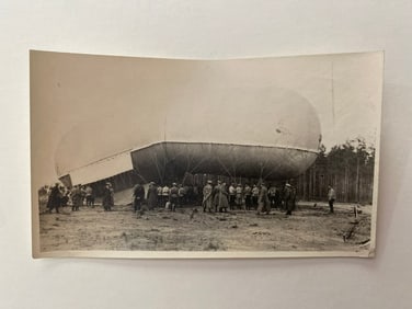 WW1 German Dirigible Pioneer Aviation Photo