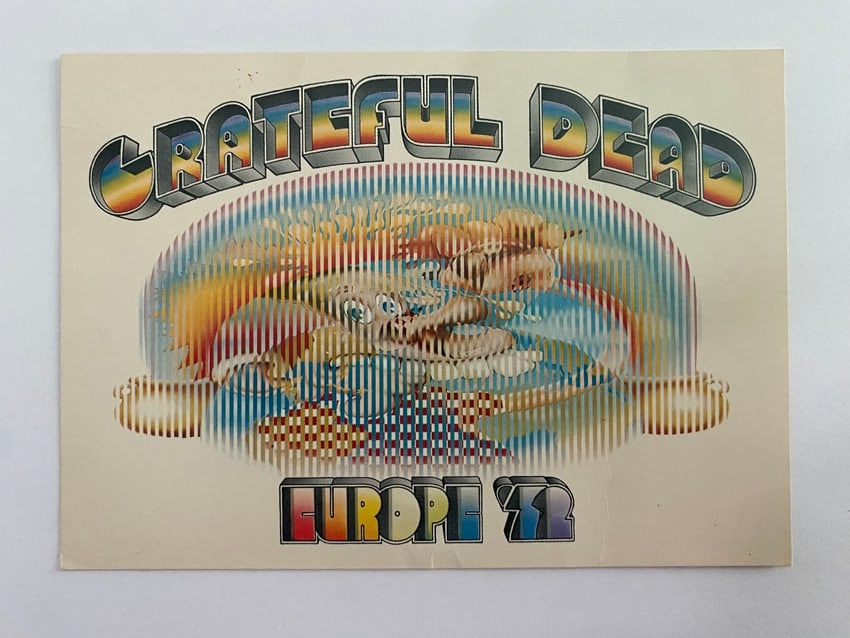 Grateful Dead Europe '72 Promotional Handbill 1st Printing (1 of 2)