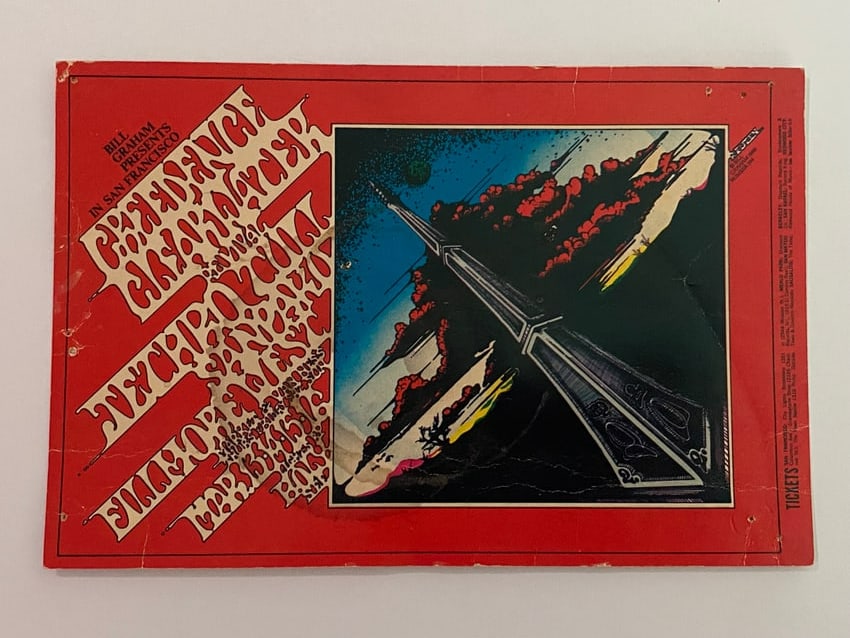 Creedence Clearwater Revival & Jethro Tull 1969 Fillmore Handbill 1st Printing: Offered here is an original 1969 Fillmore West handbill featuring Creedence Clearwater Revival and Jethro Tull, a dynamic pairing of iconic rock acts at the height of their powers. This is a first pri