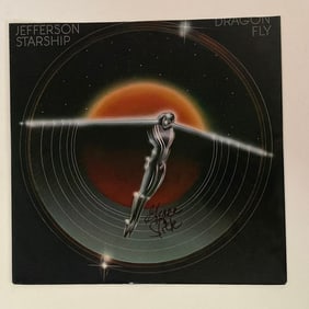 Grace Slick autographed Jefferson Starship Poster