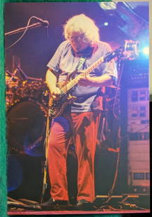 Grateful Dead Type 1 1995 Philadelphia Concert Photograph: Offered here is an original Type 1 photograph from the legendary Grateful Dead’s 1995 Philadelphia concert, captured by renowned Dead photographer Bradley Gelb. Known for his close connection to