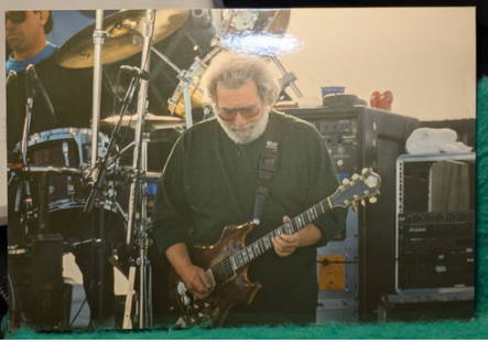 Jerry Garcia Grateful Dead Type 1 Concert Photograph: Offered here is an original Type 1 photograph from the legendary Grateful Dead’s 1995 Philadelphia concert, captured by renowned Dead photographer Bradley Gelb. Known for his close connection to