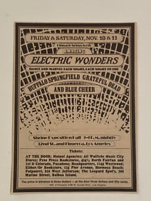 Grateful Dead 1967 Shrine Expo Hall Ad Poster