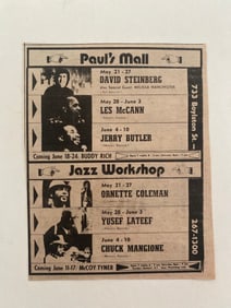 The Crusaders Blue Thumb Records Jazz Ad