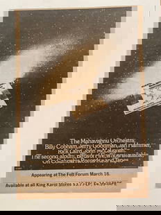 The Mahavishnu Orchestra Curtis Mayfield Concert Poster Ad: 15.25x10