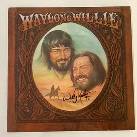 Willie Nelson autographed album