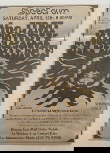 Jimi Hendrix 1969 Spectrum Concert Ad