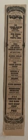 Capital Theatre Concert Lineup Ad Poster