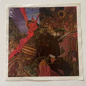 Santana Autographed Album Cover Poster