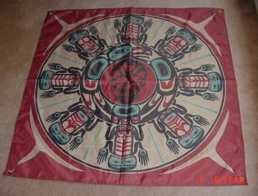 Grateful Dead 1973 Watkins Glen Hung Banner