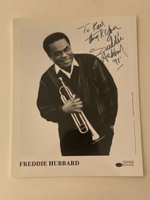 Freddie Hubbard Autographed Photo