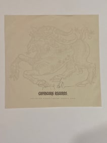 Greg Allman autographed Capricorn Records Poster