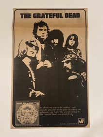 Grateful Dead Anthem of The Sun Promo Ad Poster