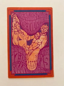 The Blues Project Mothers and Canned Heat 1967 Fillmore Postcard 1st Printing