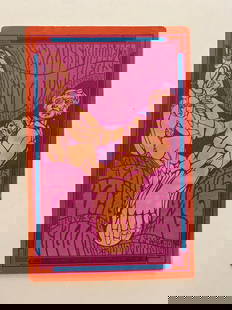 The Blues Project Mothers and Canned Heat 1967 Fillmore Postcard 1st Printing: Offered here is an original 1st printing of the 1967 Fillmore Auditorium postcard promoting a powerful lineup featuring The Blues Project, Mother Earth, and Canned Heat, held July 6–9, 1967. Designe
