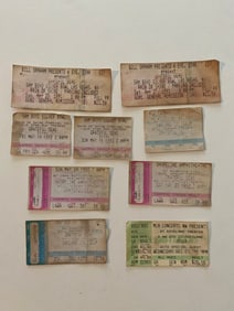 Grateful Dead Concert Ticket Lot (9)