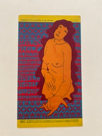 Howling Wolf Big Brother 1967 Fillmore Concert Postcard 1st printing