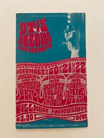 Ottis Redding 1966 Fillmore Concert Handbill 1st Printing