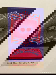 Grateful Dead and Janis Joplin Big Brother Winterland Concert Ticket: Offered here is an original 1st Printing Grateful Dead and Janis Joplin with Big Brother and the Holding Company concert ticket from the legendary Winterland Ballroom in San Francisco. A true relic of