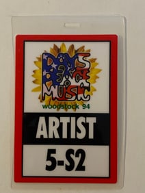 Woodstock '94 Backstage Pass