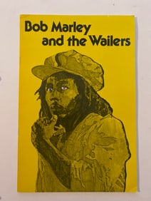 Bob Marley and The Wailers 1979 Western Springs Concert Program 1st Printing