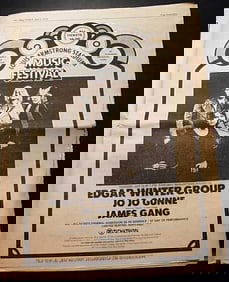 Edgar Winter Group Concert Ad Poster