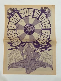 Country Joe and The Fish 1967 Tom Weller Concert Ad Poster