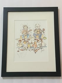 David Grisman Signed Not For Kids Only Print