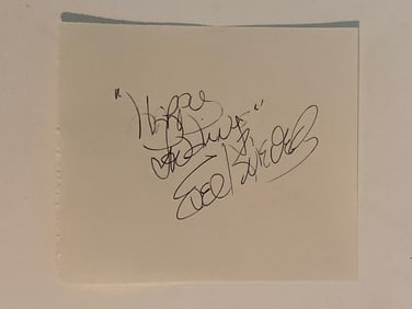 Evel Knievel Autographed Photo