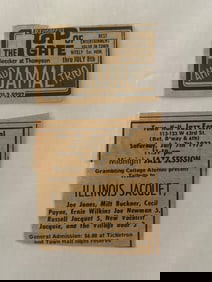 Ahmad Jamal & Illinois Jacquet Concert Ads