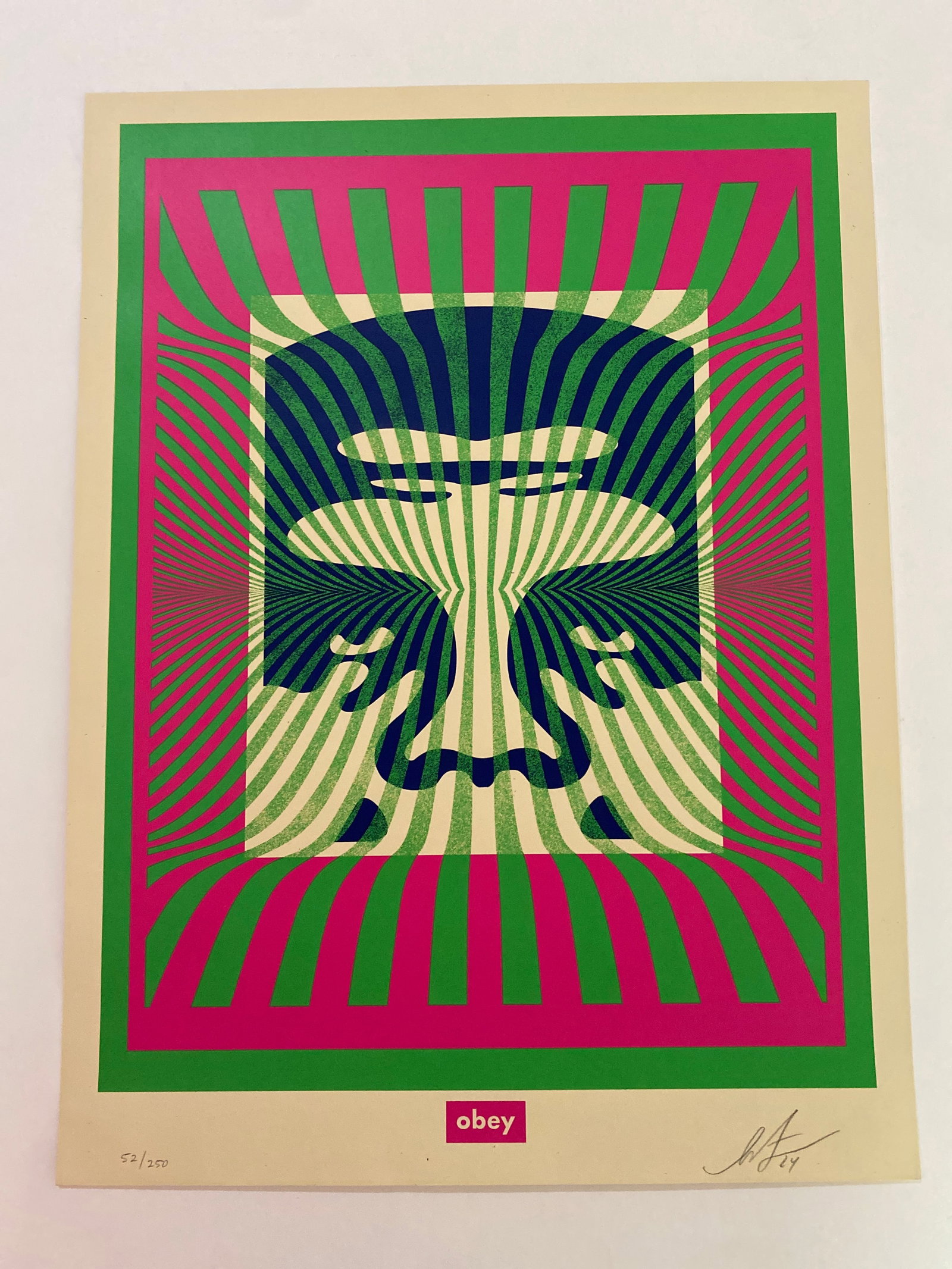 Shepard Farey Signed Andre The Giant Poster 52/250 (1 of 1)