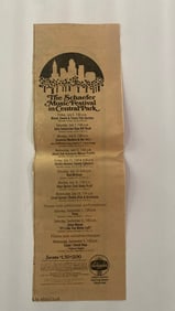 The Schaefer Music Festival 1973 Ad Poster