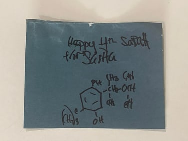 Alexander Shulgin Inscribed Autographed & MDMA Drawing