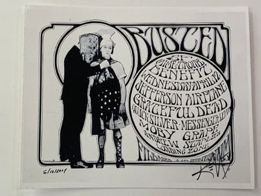 Grateful Dead Alton Kelly Signed Artist Proof Concert Poster Print