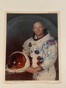Neil Armstrong Autographed Photo