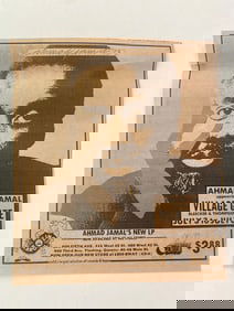 Ahmad Jamal Village Gate Concert Ad Poster